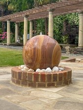 Rainbow Sandstone Sphere 60cm