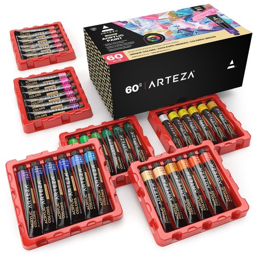 Arteza acrylic paint set - acrylic,
