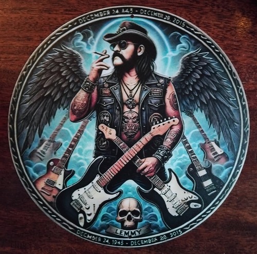 Lemmy kilmister tribute plaque - lemmy,