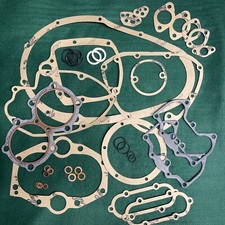 Triumph T140 750 Gasket Set Full Head Rockerbox Cover NEW Composite Head Gasket