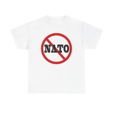 Anti-NATO sign (Political) T-Shirt