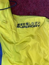 superdry coat mens medium