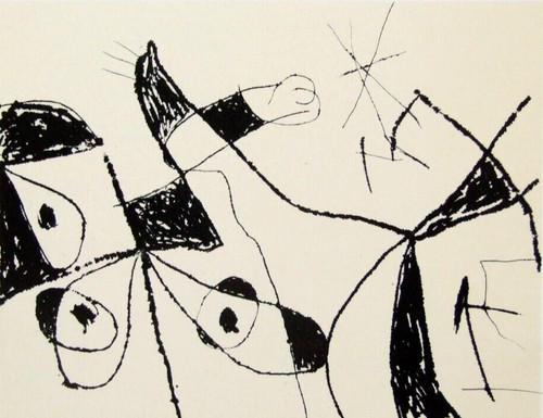 Joan miro mounted vintage - joan,