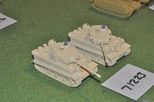 15mm ww2 / german - 2 tigers - vehicles (71223)