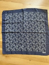 Vintage Silk navy Blue Celine