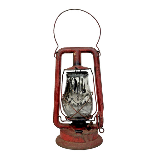 Antique red paull lantern - antique,