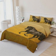 3D Horse Quilt Cover Set