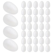 50 Pcs Solid Easter Foam Eggs