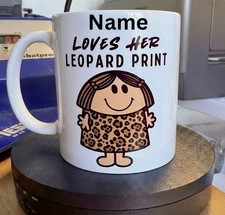 Loves Leopard Print Mug Gift