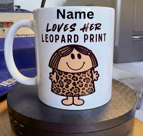 Loves leopard print mug gift - print,