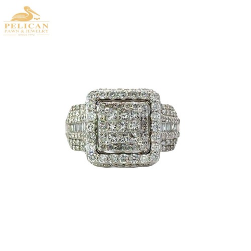 Women diamond cluster - women's,