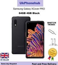Samsung Galaxy XCover PRO 64GB 4GB Black Unlocked D/S Android Smartphone