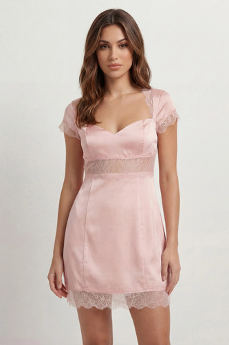 Misspap peach mini - misspap, dress