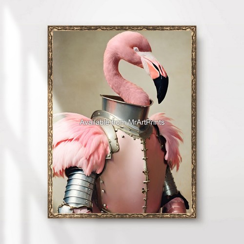 Pink flamingo suit armour - suit,