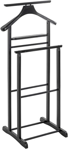 Wooden valet stand hanger - wooden,