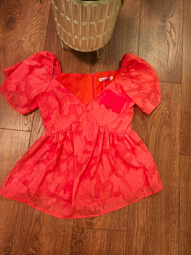 Chic oasis coral jacquard - coral,