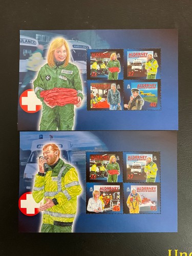 Stamps alderney - qe,