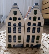 Pair of Vintage Handpainted