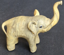 Vintage Carved Shell Elephant
