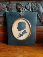 Antique portrait hand cut - antique,