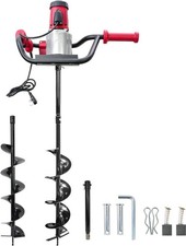 Voilamart Electric Post Hole Diggers, Fence Petrol Earth Auger Post Hole Digger