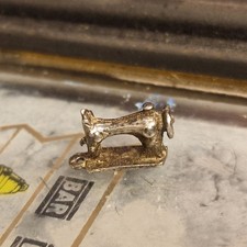 Vintage silver sewing machine