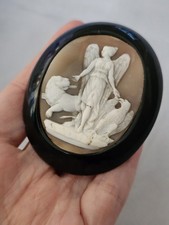 Antique Victorian Cameo Angel