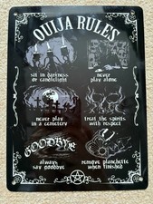 Ouija board rules - ouija,