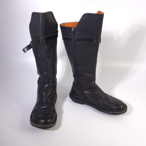 Trippen crusader black leather - trippen,