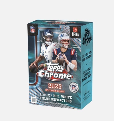 001 nfl chrome 2025 blaster - #001,