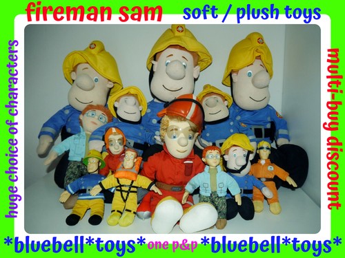 Fireman sam soft toys plush - fireman,