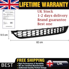 For FORD FIESTA MK7 ZETEC S HONEYCOMB MESH FRONT BUMPER LOWER BOTTOM GRILLE UK