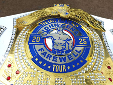 new last time farewell heavyweight spinner championship belt wrestling title 2mm