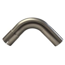 Jetex Exhaust Bend / Tube / Pipe - 1.65 Inch (42mm), 90 Degree, Mild Steel