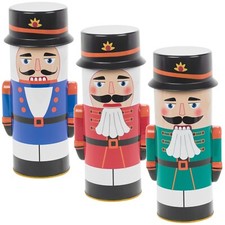 Large Metal Vintage Soldier Tea Biscuit Tin Storage Cookie Jar Kitchen Canister