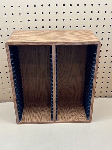 Vtg wooden rack holder - cd,