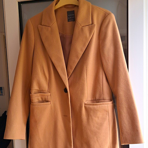 Primark beige long overcoat - primark,