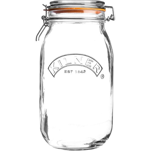 Kilner clip top jar - round, 3l