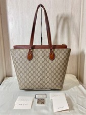 GUCCI GG Pattern Leather PVC