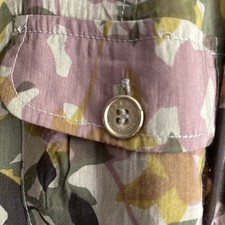 Max Mara Khaki Floral Shirt