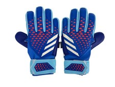 Adidas Predator Match Junior Boys Goal Keeper Gloves Size 5, Blue, New