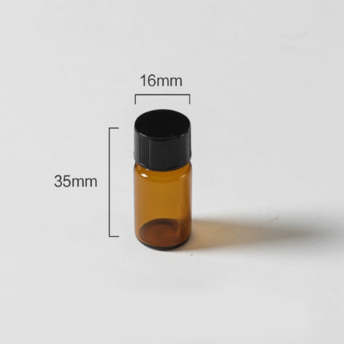 100pcs 3ml clear brown - 10/20/100pcs,