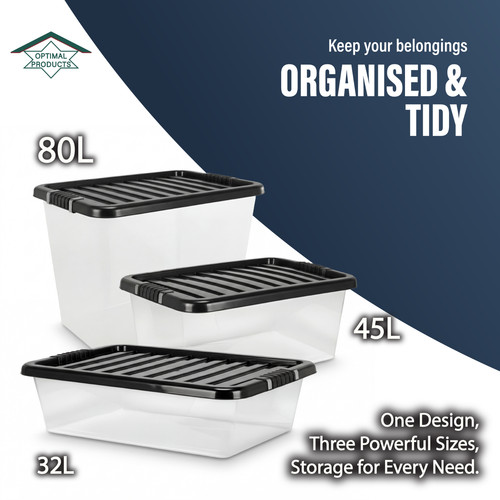 Plastic storage boxes - storage, with