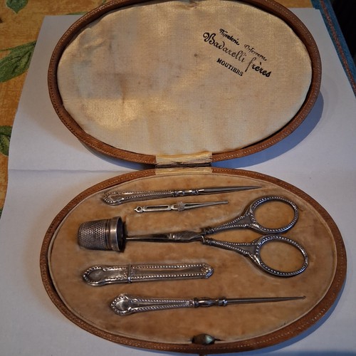 French antique necessaire - french,