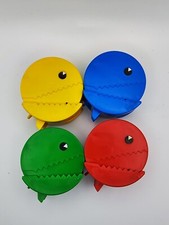 4 X Coloured PAC-MAN SPARES - Board Game Spares PACMAN VINTAGE 1982 MB GAMES