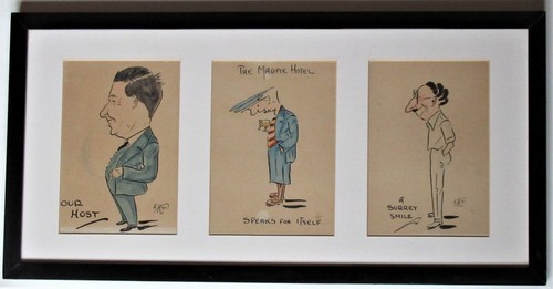 Original ink and - , watercolour