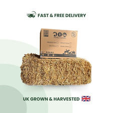 Barley Straw Small Box Fresh Golden Natural Rabbit Guinea Pig Pet Bedding Fodder