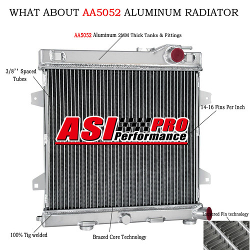 Row aluminium radiator - row,