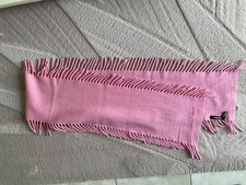 Lovely DKNY Pink Wool Fringed