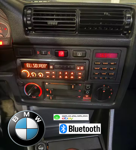 Bmw 90s retro car stereo - retro,